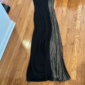David Meister black Evening Gown
